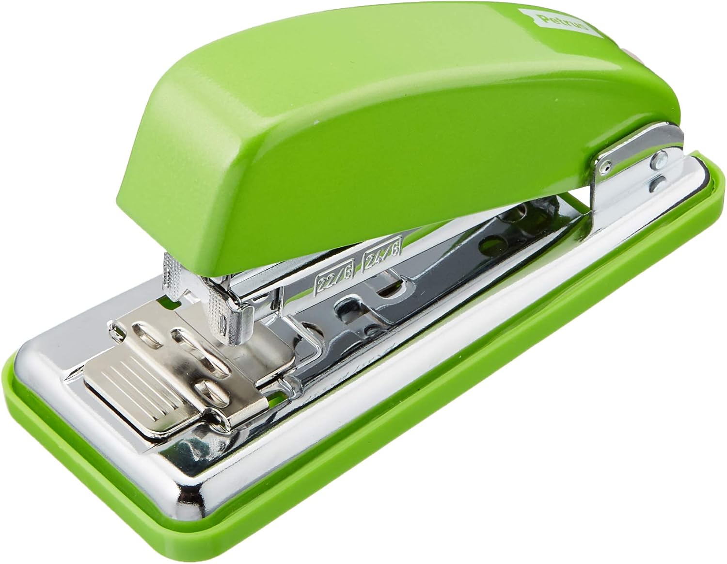 Petrus Stapler 226 Classic Wow Green Metallic Capacity 30 Sheets in Blister
