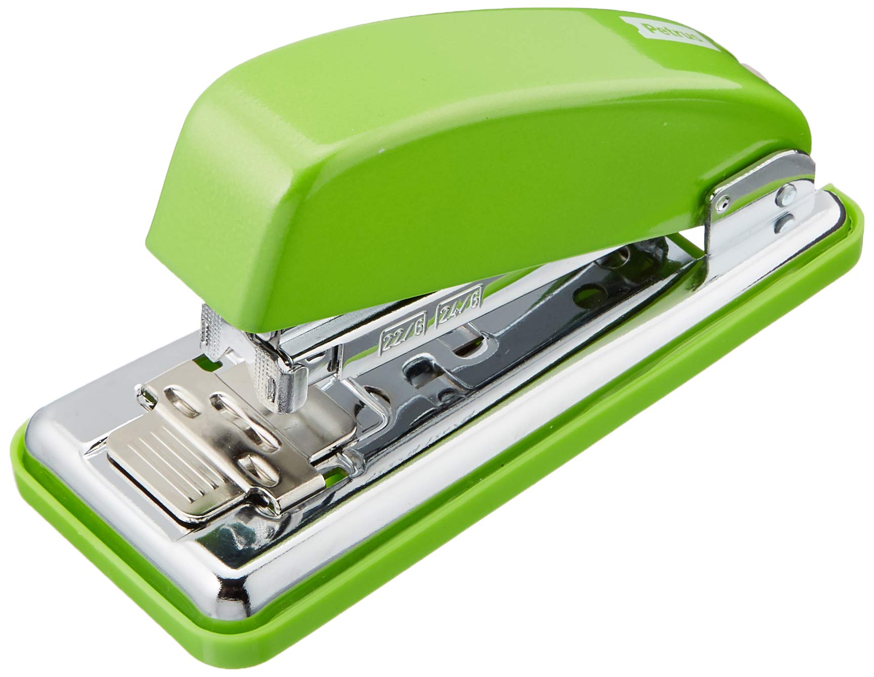 Petrus Stapler 226 Classic Wow Green Metallic Capacity 30 Sheets in Blister