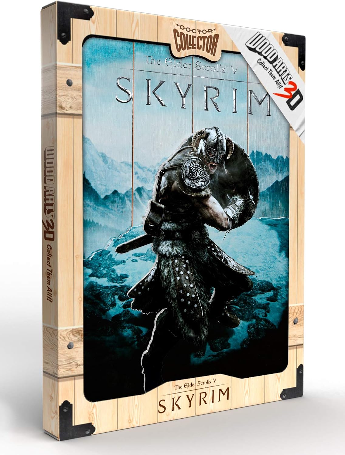 Doctor Collector DCSKY02 Skyrim Aereal Woodarts 3D-Limited Edition,16 x 12 inches, blue, 50L x 24W cm - Image 3