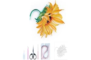 Uniquilling Quilling Kit Paper Quilling Kit for Adults Beginner, Handmade DIY Craft Quilling Paper Filigree Painting Kit Tool