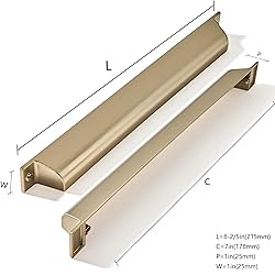 ZAUYX 5 Pack 7 Inch Center to Center Champagne