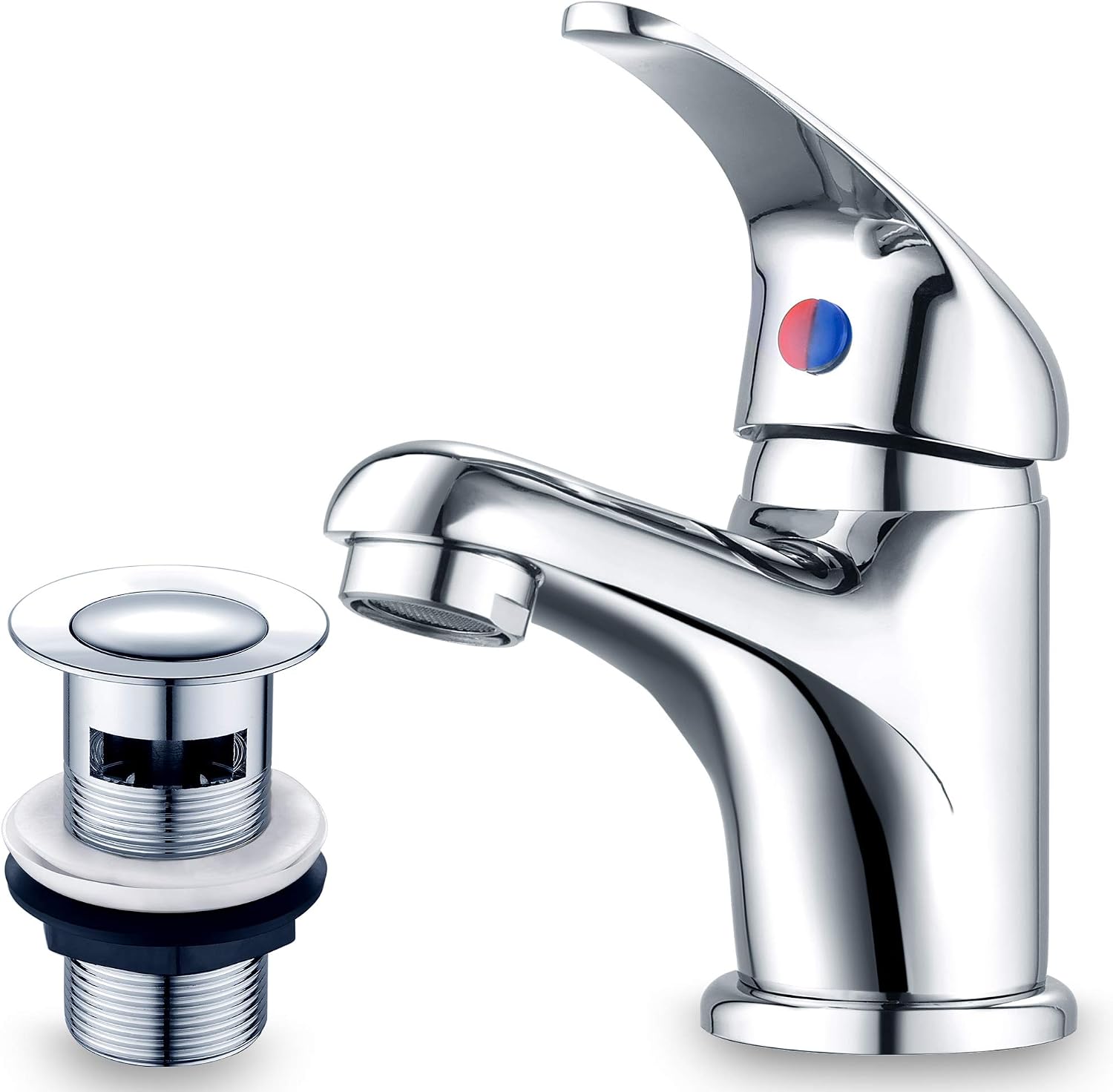 Sdhouse Bathroom Sink Taps With Slotted Pop Up Waste Sdhouse Bathroom Sink Taps With Slotted Pop Up Waste