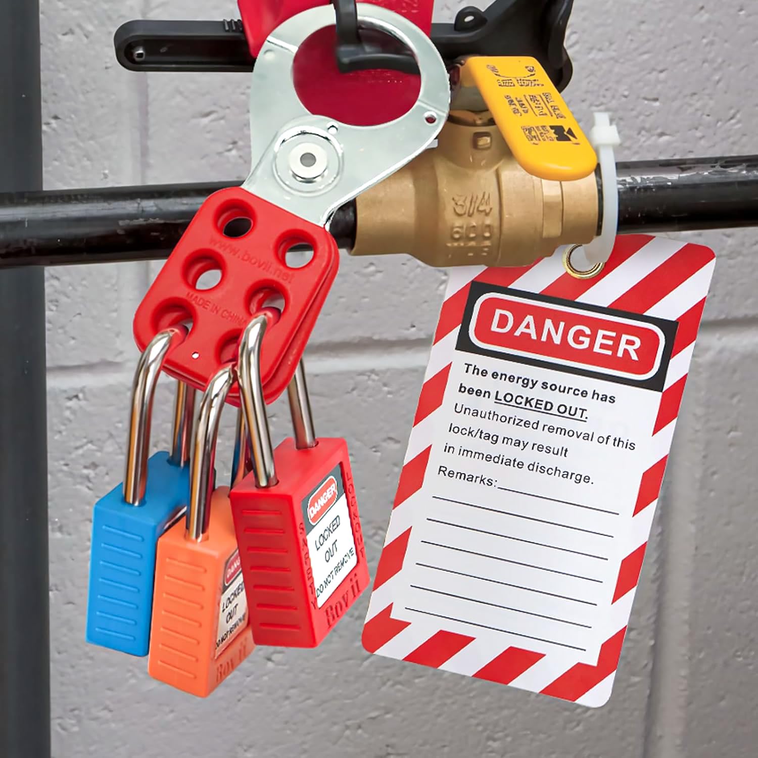 Mua Boviisky Lockout Tagout Locks Set - 10 Red Lockout Tagout Safety ...