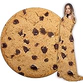 Soft and Comfortable Flannel Round Novelty Food Blanket for Adults and Kids, Giant 59 Inch Round Blanket for Bedding, Crib, Sofa, Outdoors