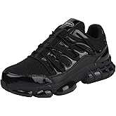 Steel Toe Work Shoes for Men Women Safety Composite Toe Sneakers Lightweight Comfortable Black Wide Utility Indestructible Industrial Construction Shoes Zapatos de seguridad para Hombres Mujer