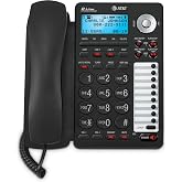 AT&amp;T 2-Line Corded Speakerphone with Caller ID/Call Waiting, 3-Party Conferencing, 18 Number Speed Dial and Auto Line Selection (Speakerphone with Answering System)