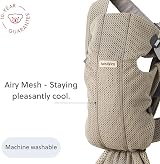 BabyBjörn Baby Carrier Mini 3D Mesh Grey Beige view 6