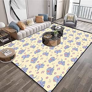 Amazon.com: Area Rug(Nursery Decor) Modern Rug Decor Extra ...
