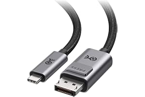 Cable Matters 40Gbps Bi-Directional USB-C to DisplayPort 2.1 Cable - 1.8m / 6ft, DP40 (UHBR10), 8K@120Hz / 4K@480Hz, DisplayP