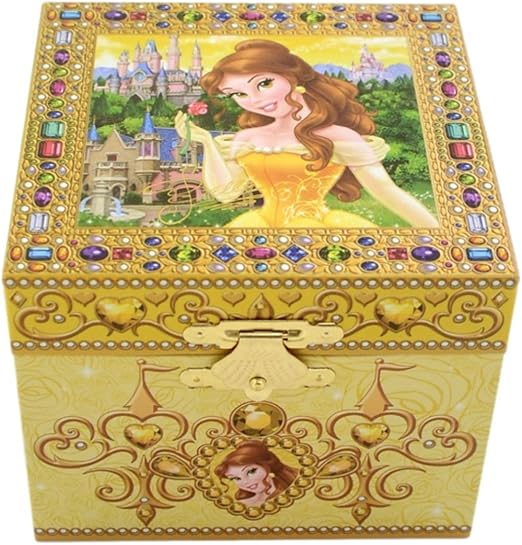 Disney Parks Exclusive Belle Beauty & the Beast Musical Jewelry Box: Amazon.es: Hogar