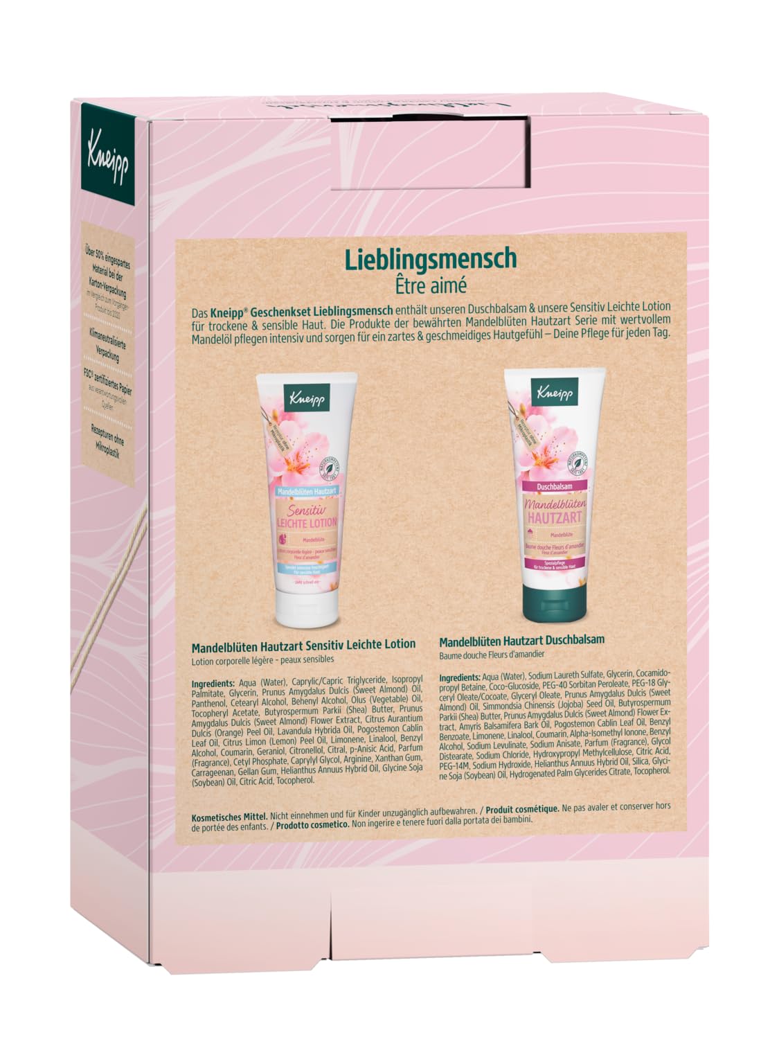 Kneipp Favourite Person Almond Blossom Soft Skin Gift Set 2 x 200 ml