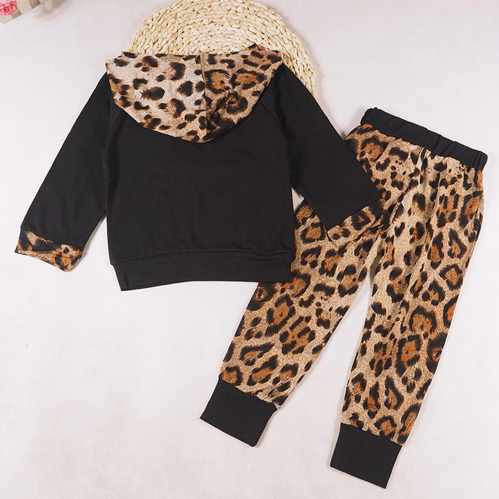 childrens leopard print tracksuit