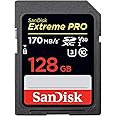 SanDisk 128GB Extreme PRO SDXC UHS-I Card - C10, U3, V30, 4K UHD, SD Card - SDSDXXY-128G-GN4IN
