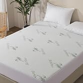 WhatsBedding Mattress Topper Cover Twin Size (Only Cover), Breathable Viscose Made from Bamboo, Mattress Protector