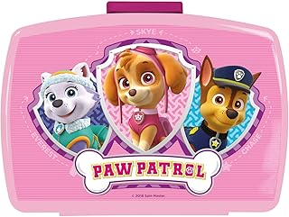POS 29226088 - Brotdose Promo mit Einsatz im beliebten Paw Patrol Design, ca. 17 x 13,5 x 5, 5 cm, aus Kunststoff, bpa- und phthalatfrei, ideal für das Pausenbrot, für Jungen und Mädchen