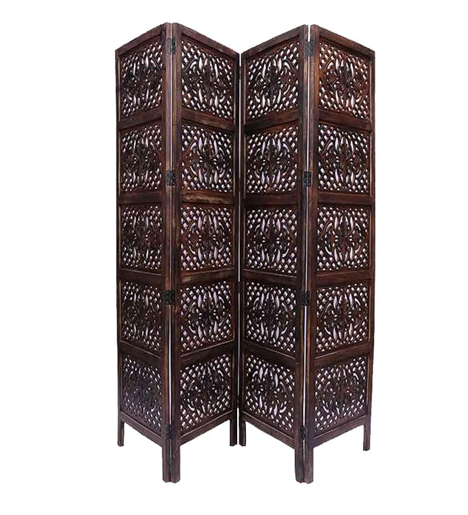 Aarsun Wooden Folding Partition/Room Divider Amazon.in Electronics