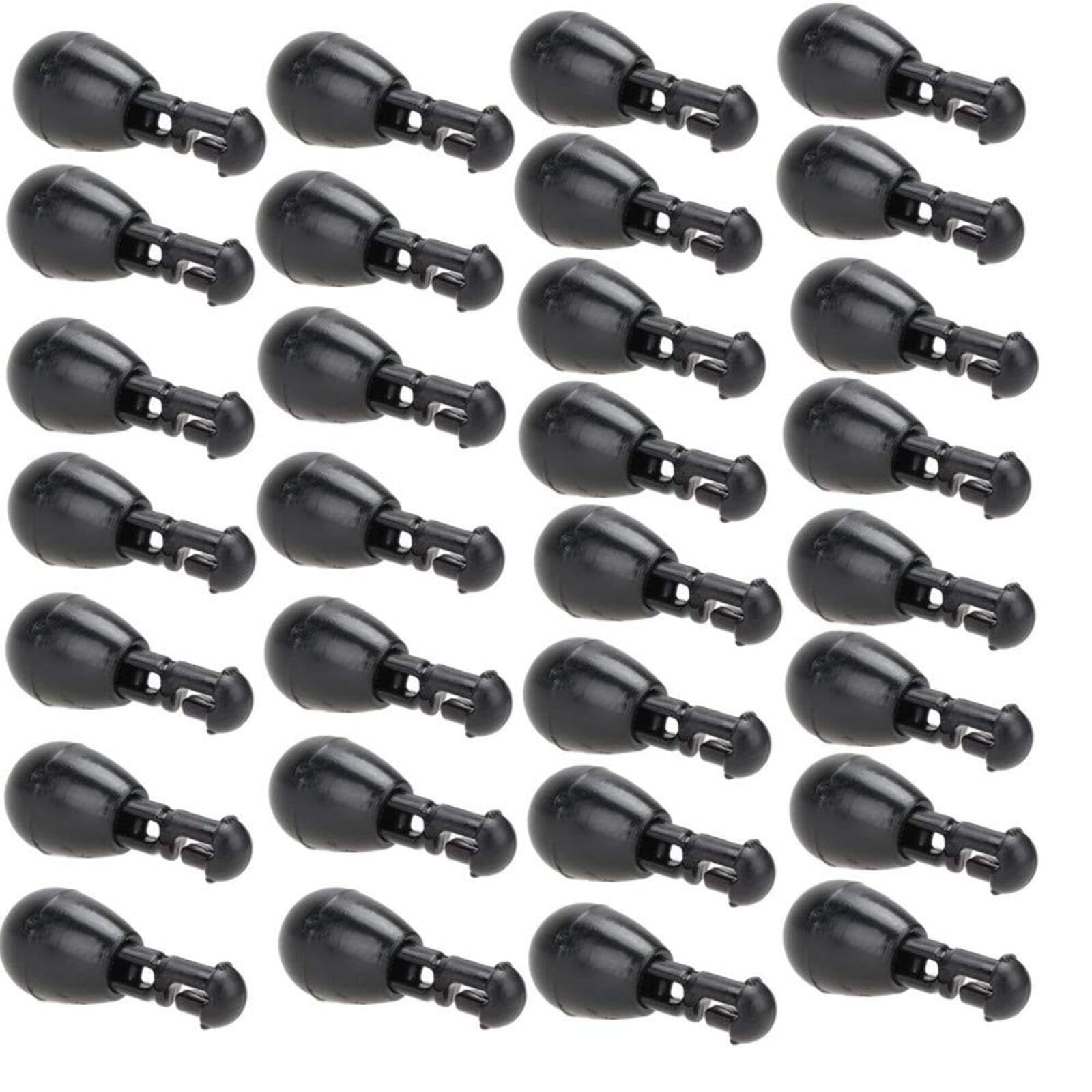 30 Pcs Quick Change Beads Fishing Snaps Kit Hooklength Beads for Carp Fishing Feeder