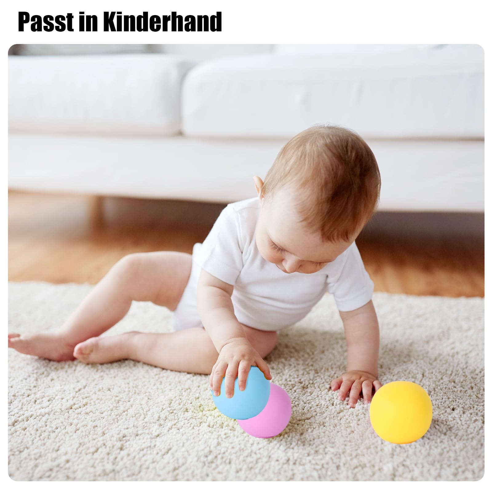 Koogel 20 Stück Stress Ball, Anti Stress Ball 10 Farben Quetschball Stressabbau Spielzeug für Kinder Geburtstag Geschenke ADHD Autismus