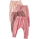 Butterblu Unisex-Baby Jordan 4-Pack Jogger Pants 100% Organic Cotton Bottoms for Boys & Girls