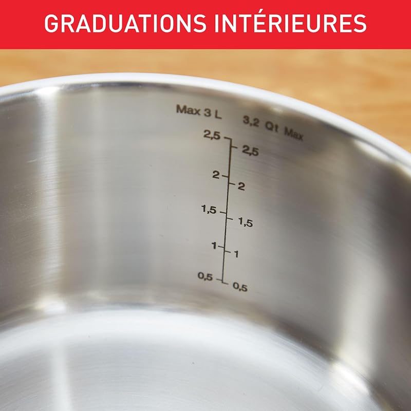 - Batterie de cuisine Duetto Induction - 9 pièces - Inox