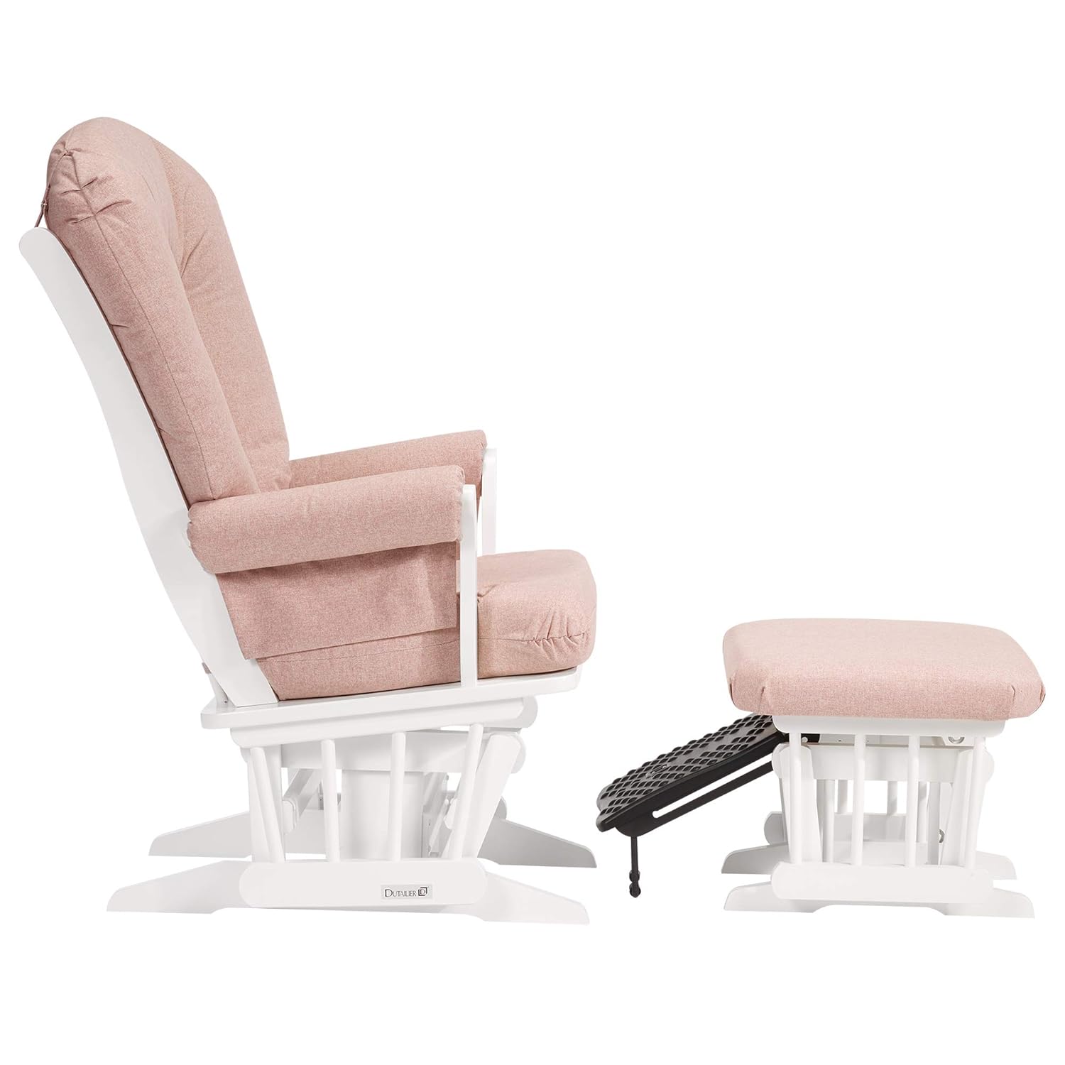 dutailier sleigh glider and ottoman set