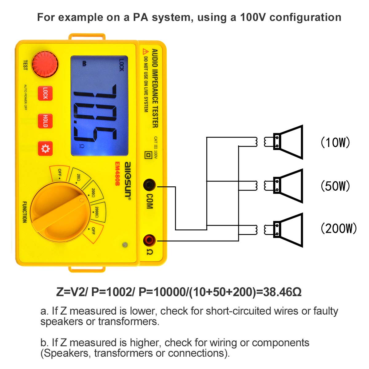 impedance meter for speakers