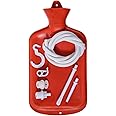 Enema Bag Anal Douche for Men Women BPA Free (2 Quart) Hot Water Bottle - Coffee, Shower, Douche & Home Adult Enema Kit (Red)