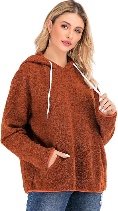 teddy hoodie cropped