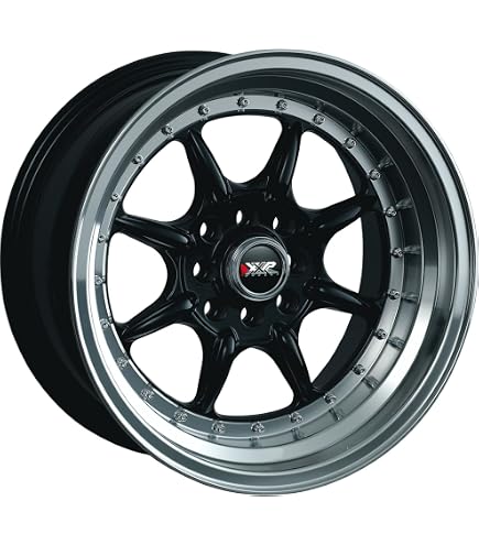 Amazon.com: XXR 025684621 002.5 16X8 4-100/4-4.5 Black/ML : Automotive