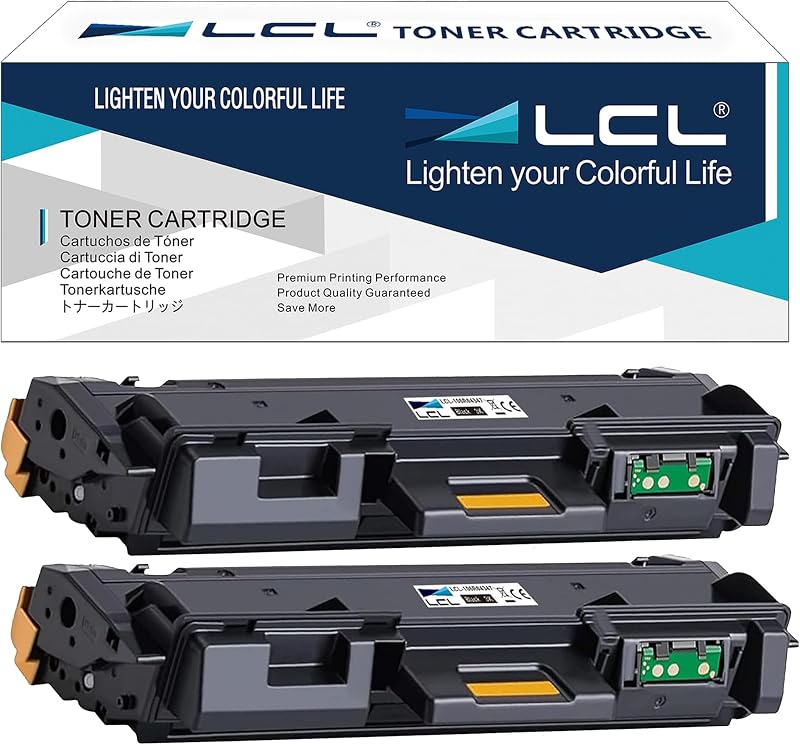 LCL 2PK Black Toner Cartridge 106R04347 for Xerox B205 B210 B215 Series