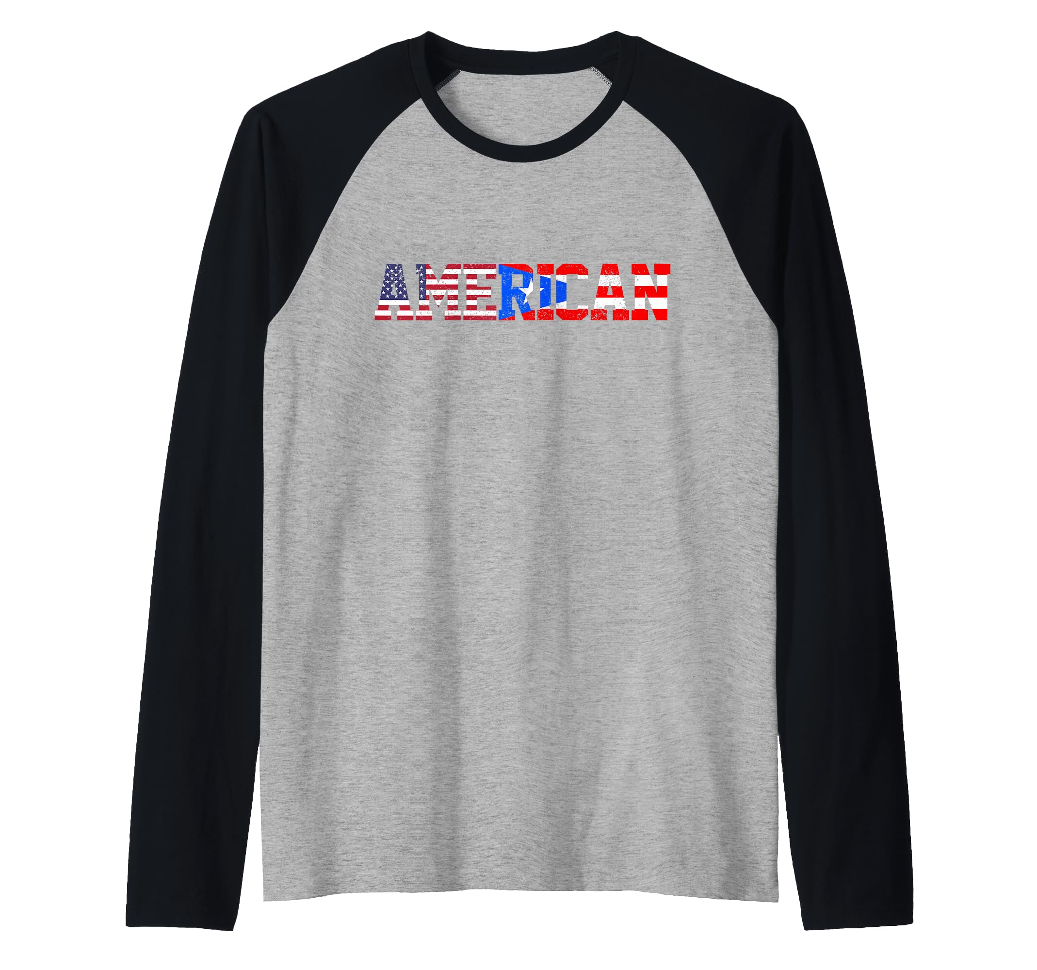Puerto Rico Pride Flag American Puerto Rican Pride Gift Raglan Baseball Tee