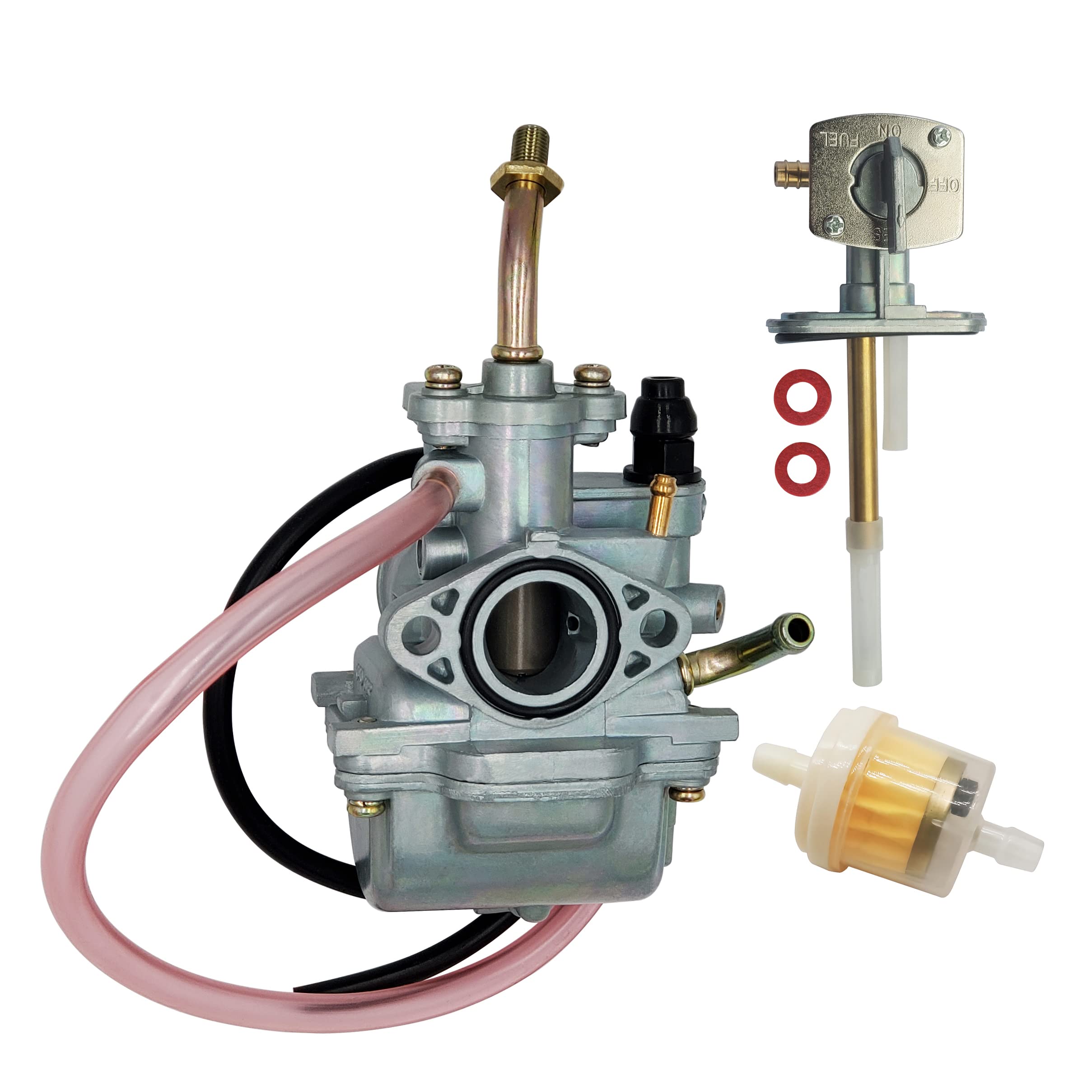 Photo 1 of NStreet TTR90 Carburetor Compatible with Yamaha TTR 90 90E 2000 2001 2002 2003 2004 2005 2006 2007 Replace 5HN-14101-00-00 5HN-14101-10-00 W/Fuel Valve