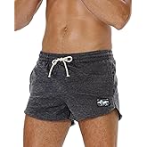 AIMPACT Men's Athletic Shorts Bodybuilding Workout Cotton Gym Shorts with Pockets