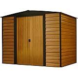 Arrow WR65 Woodridge EG Steel Storage Shed, 6 by 5-Feet