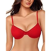 Avidlove Women Sexy Bra Sheer Mesh Unlined Underwire Bra See Throuh Support Everyday Bra