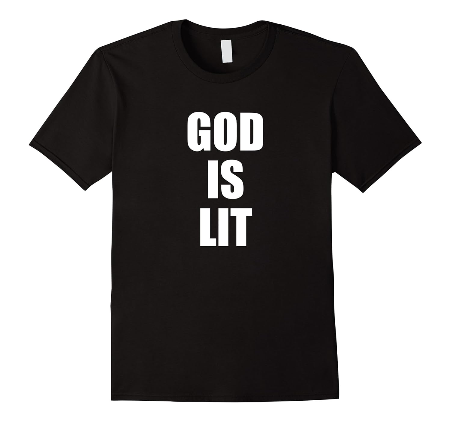 God is Lit - Funny Religious Shirt-Rose