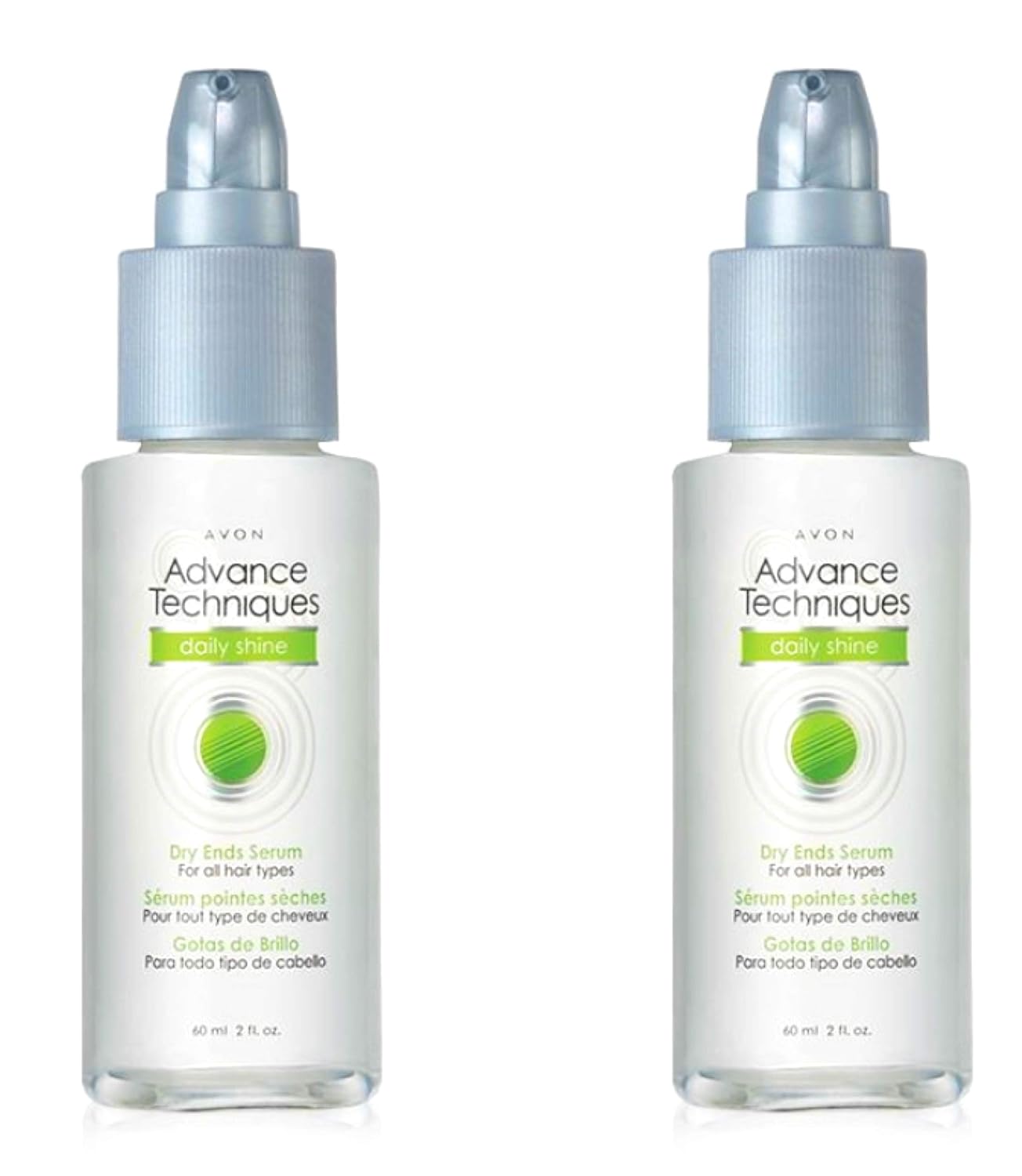Amazon Com Lot Of 2 Avon Advance Techniques Daily Shine Dry Ends