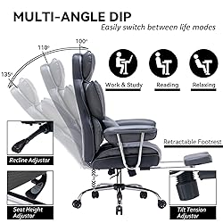Efomao Big and Tall Executive Office Chair for