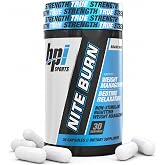 BPI Sports Nite burn &ndash; Nighttime Fat Burner &amp; Sleep Support &ndash; Keto-Friendly &ndash; Weight Loss, Burn Fat, Relaxation, Boost Metabolism &ndash; 30 servings &ndash; 640mg