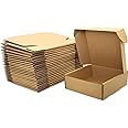 Lmuze Small Brown Shipping Boxes for Small Business Pack of 25-8x8x4 inches Cardboard Corrugated Mailer Boxes for Shipping Packaging Craft Gifts Giving Products