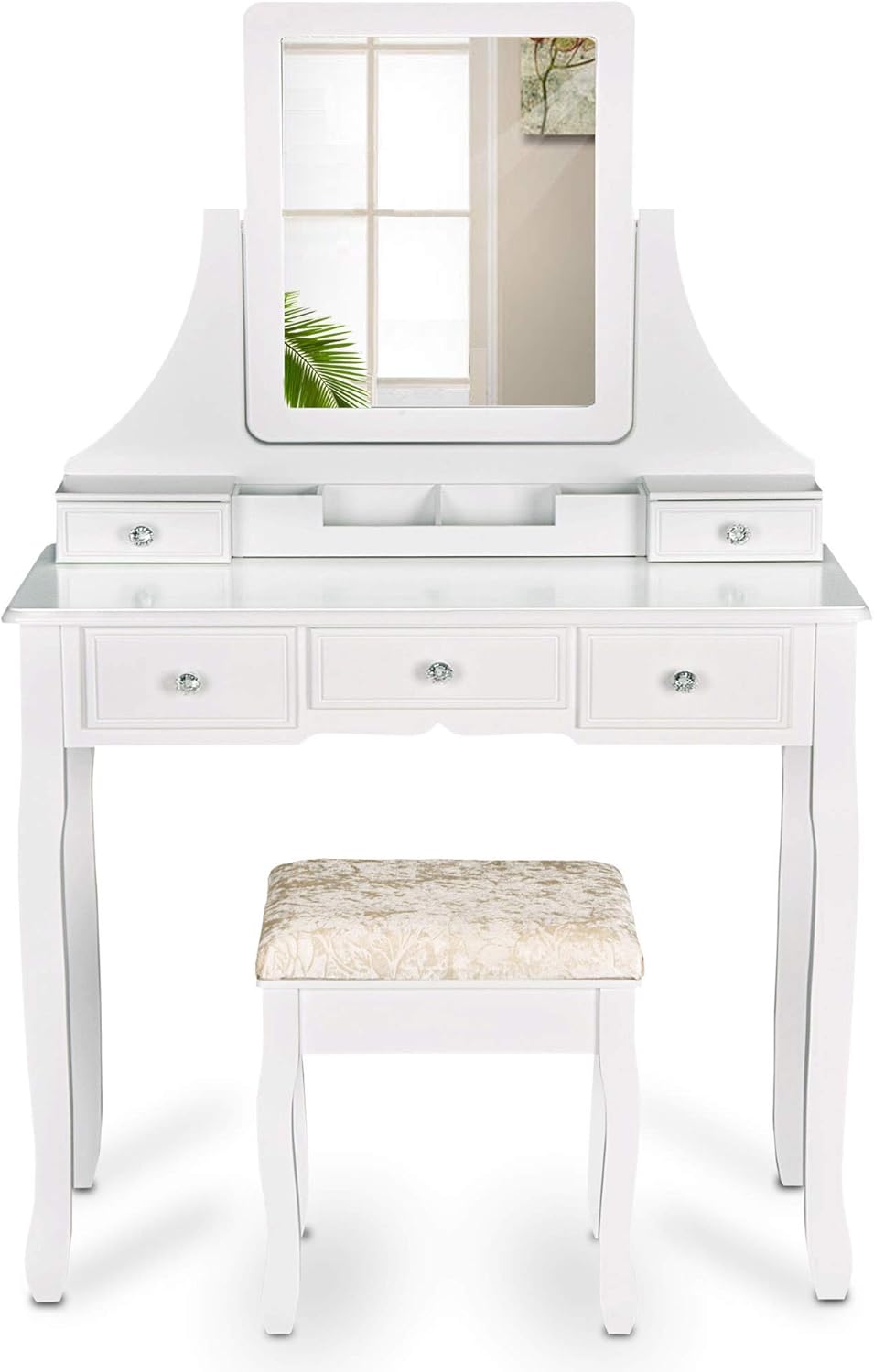 mirrored dressing table cheap