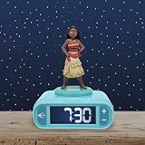 Lexibook Moana Nightlight Alarm Clock RL800VN with 6 Sounds & Snooze view 2