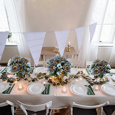 Buy Beferr Artificial Sunflower Bouquet Fake Silk Sunflower Flower For Garden Art Home Table Party Wedding Decor Blue Online In Indonesia B088bkhlqy