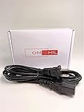 [UL Listed] OMNIHIL 8 Feet Long AC/DC Power Cord