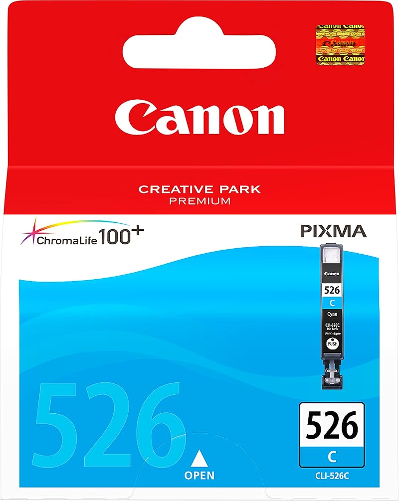 Canon CLI-526C Cyan Ink Tank for PIXMA ip4850 MG5150 MG5250 MG6150 MG8150