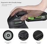 GALAX PRO 20V Cordless Detail Sander Dust Collection 20 Sandpapers Battery view 3