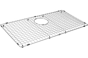 Serene Valley Sink Bottom Grid 27-9/16" x 14-9/16", Rear Drain with Corner Radius 3/16", Kitchen Sink Protector NDG2815R