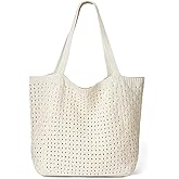 EIMMBD Crochet Bags for Women Beach Totes Bags Aesthetic Summer Tote Shoulder Hippie Bag Knit Bag