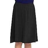 STRETCH IS COMFORT Youth Girls Flowy A-Line Skirt Knee Length and Ankle Length | Kids | Sizes 4-16