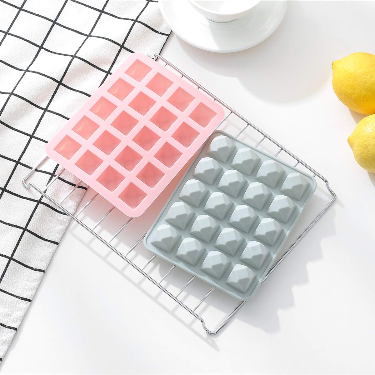 Silicone Mold For Chocolate, Cake, Jelly, Pudding (Pink)